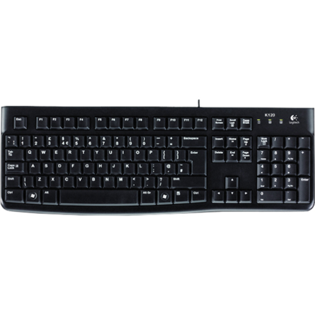 Clavier Filaire USB Logitech K120 - Français AZERTY - Noir — Logitech · Smarty Paris 18e